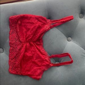 Soma red lace Bralette